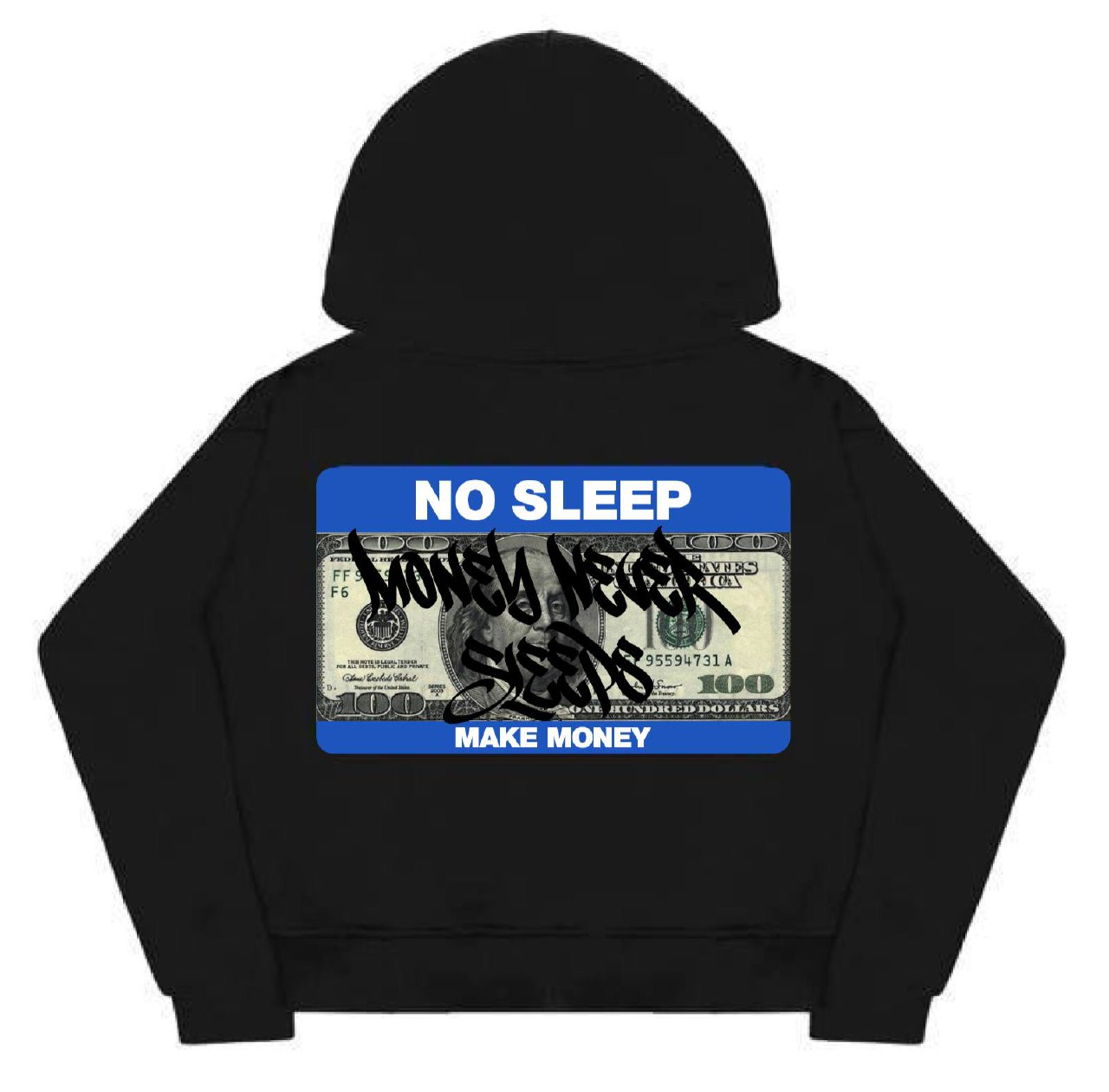 ZIP-HOODIE MNS BLACK